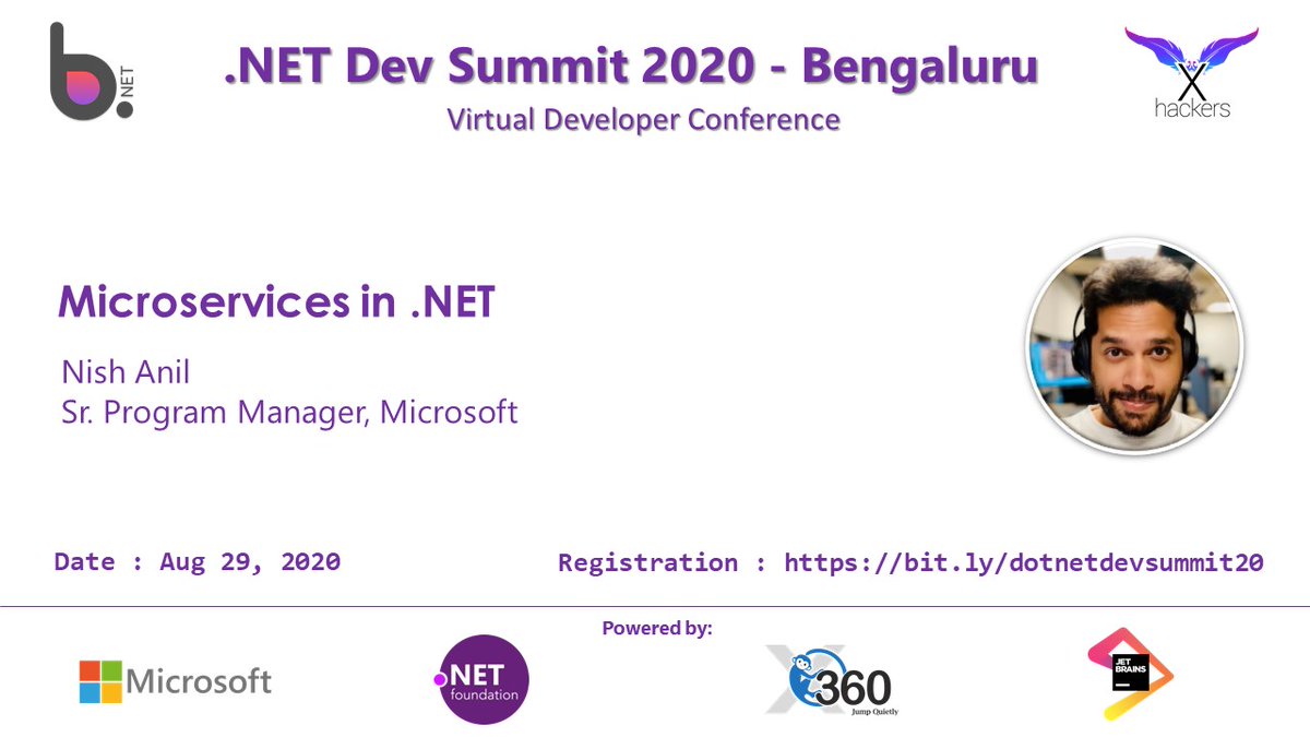 XHackersco's tweet image. 📢Learn building #Microservices in .NET
Join @nishanil at #dotnetdevsummit20 on Aug 29 where he shows you building microservices, Project #Tye, &amp;amp; Visual Studio Tools for #Docker and #Kubernetes

Register here: bit.ly/dotnetdevsummi…
#dotnet #microsoft #events #tech #techtwitter