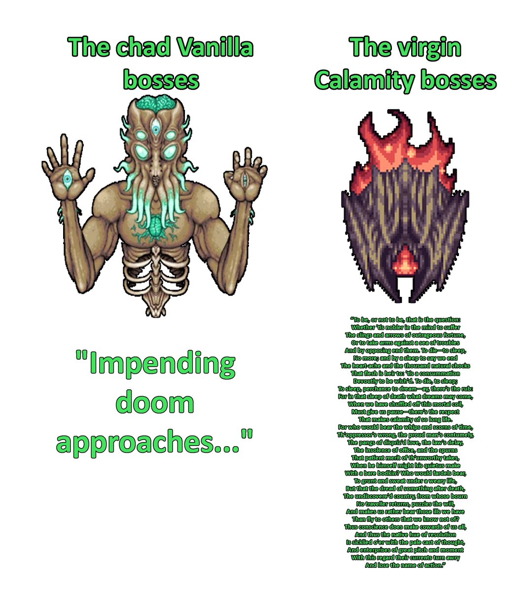 r/Terraria 🌳 on X: Vanilla vs Calamity    / X