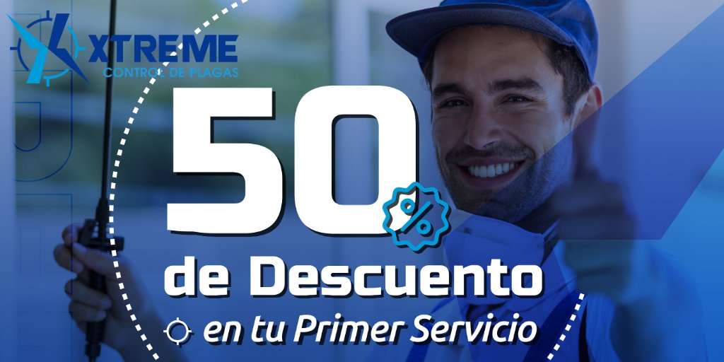 XtremeControl's tweet photo. En @XtremeControl pensamos en ti 😁 obtén tu primer servicio con el 50% de descuento 🗣🧤.
➡️ #Fumigaciones
➡️ #Desinfecciones
➡️ #Controlderoedores
.
.
.
 #XtremeContigo🧍‍♂️
.
.
.
#Medellin 
Para cotizaciones ¡Contáctanos! ☎️ 3157808318 https://t.co/9SQvCLEh75