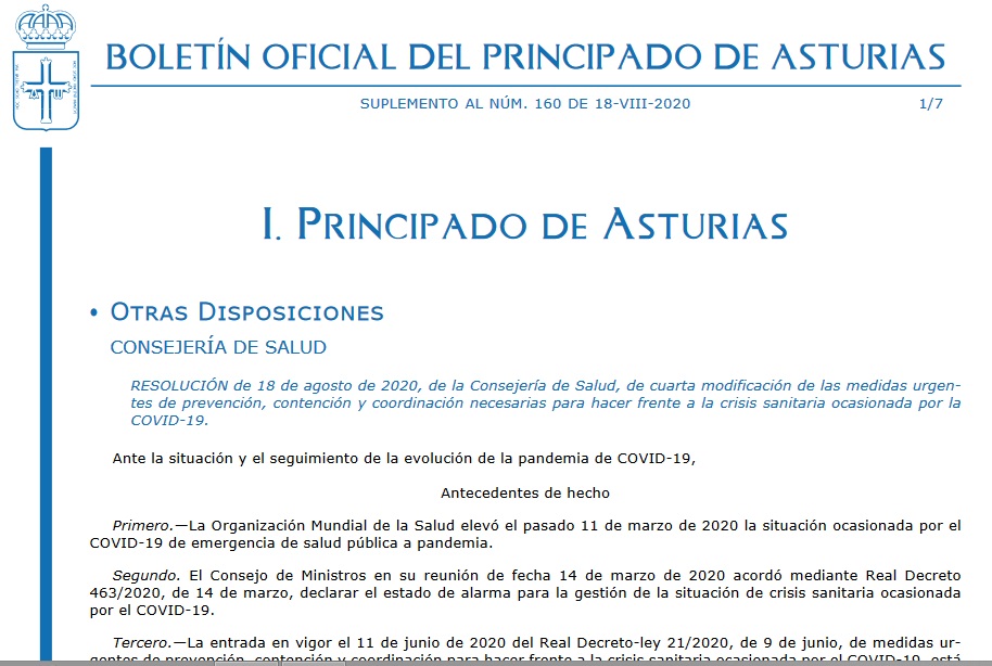 pifermu's tweet photo. Nos encontramos en una situación crítica y de excepcional trascendencia para la salud mundial y para la salud de la población asturiana ... debemos seguir afrontándolo por duro que sea, para intentar evitar restricciones mayores que ya hemos vivido. https://t.co/pGnCnjSa3X