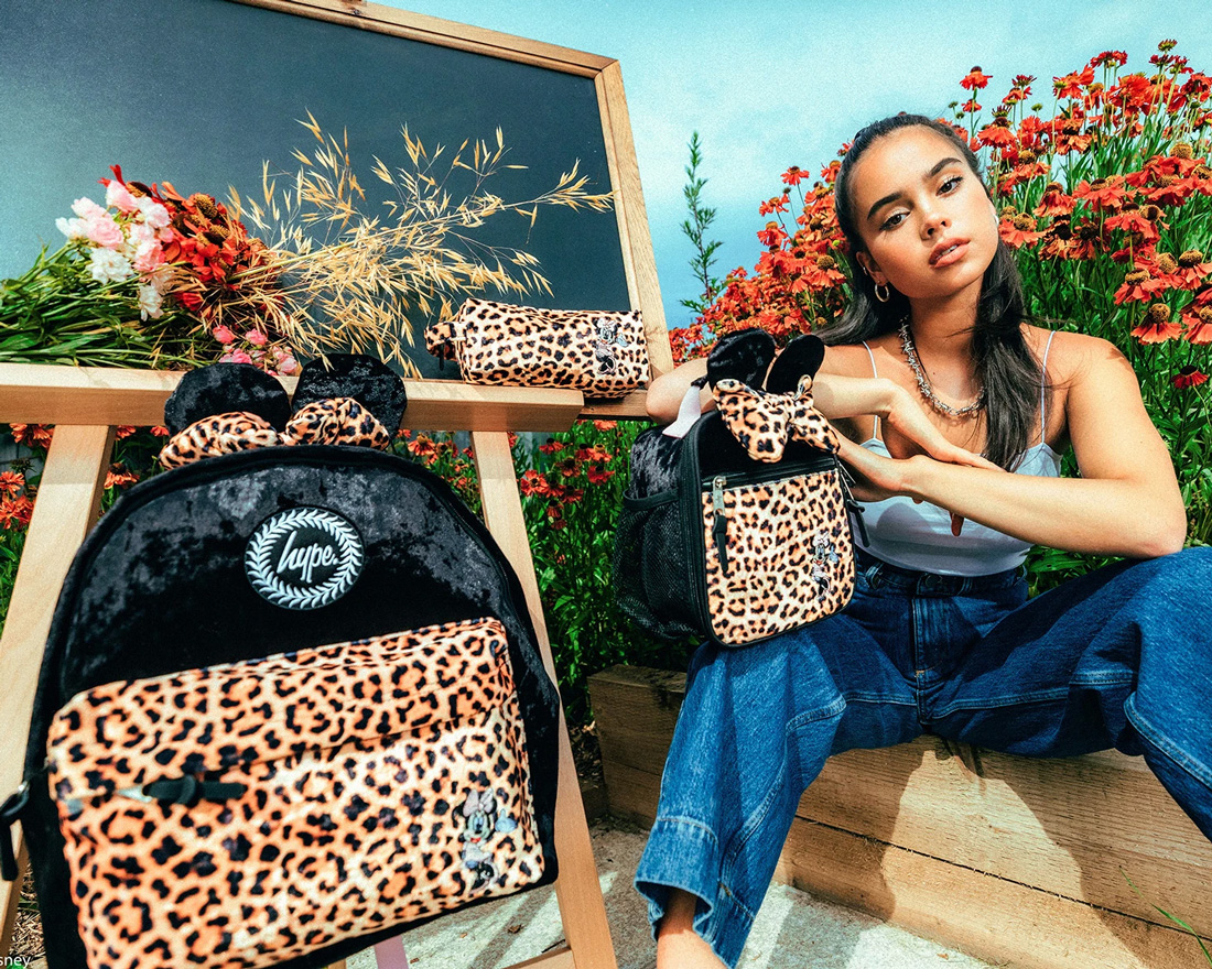 Hype Kids Minnie Mouse Leopard designs 