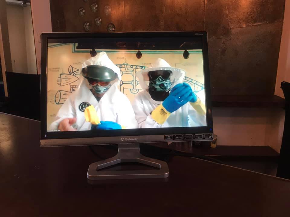 RocketToVenusT1's tweet photo. We're not letting Covid 19 stop us! All suited up and ready for filming even in challenging times! Stay tuned to learn more.
#crazytruestory #findtherocket #rocket #space #rockettovenusfilm #venus #rocketry https://t.co/q43SfK0evz