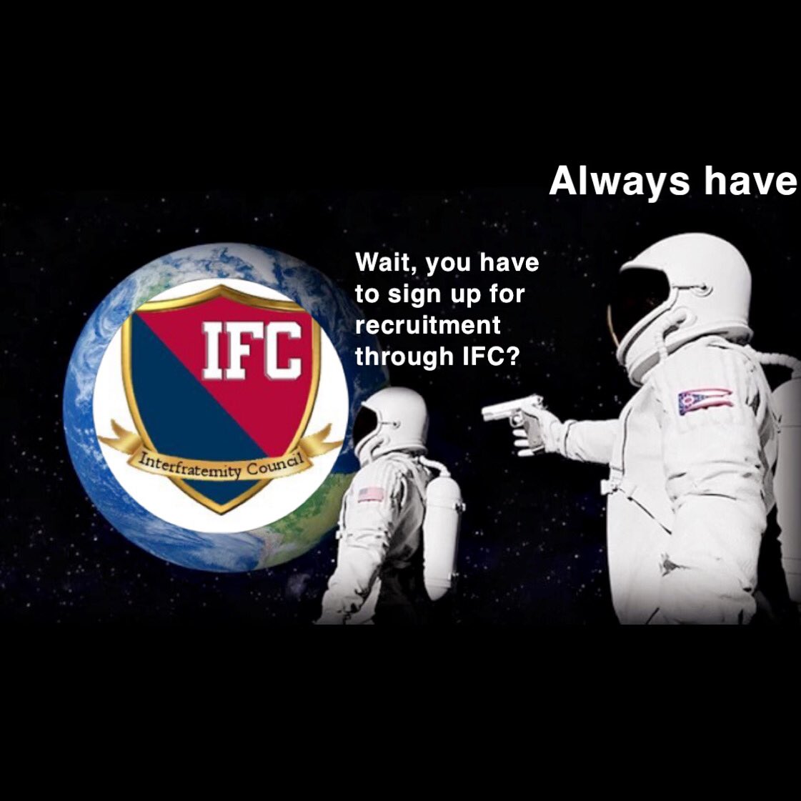 Link to register for recruitment through <a href="/IFCatUSI/">USI IFC</a> is in our bio!