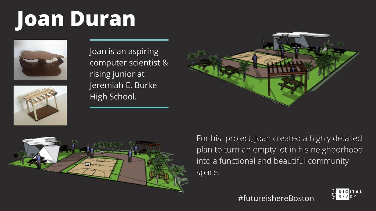 digitalreadyMA's tweet photo. Excited to share the work of a future #boston
@JeremiahEBurkeH architect who was a tech apprentice in our studio this #summer through our partnership with
@BostonPIC @BSAAIA @wentworthinst
#futureishereBoston @LeersWeinzapfel #architecture - Building up community spaces🙌🌳 https://t.co/QSMpCiM9vt