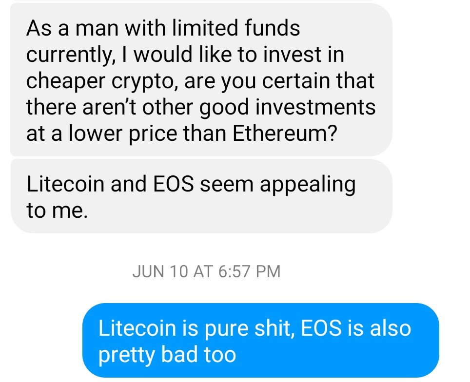 Litecoin and EOS in 2020. WTF