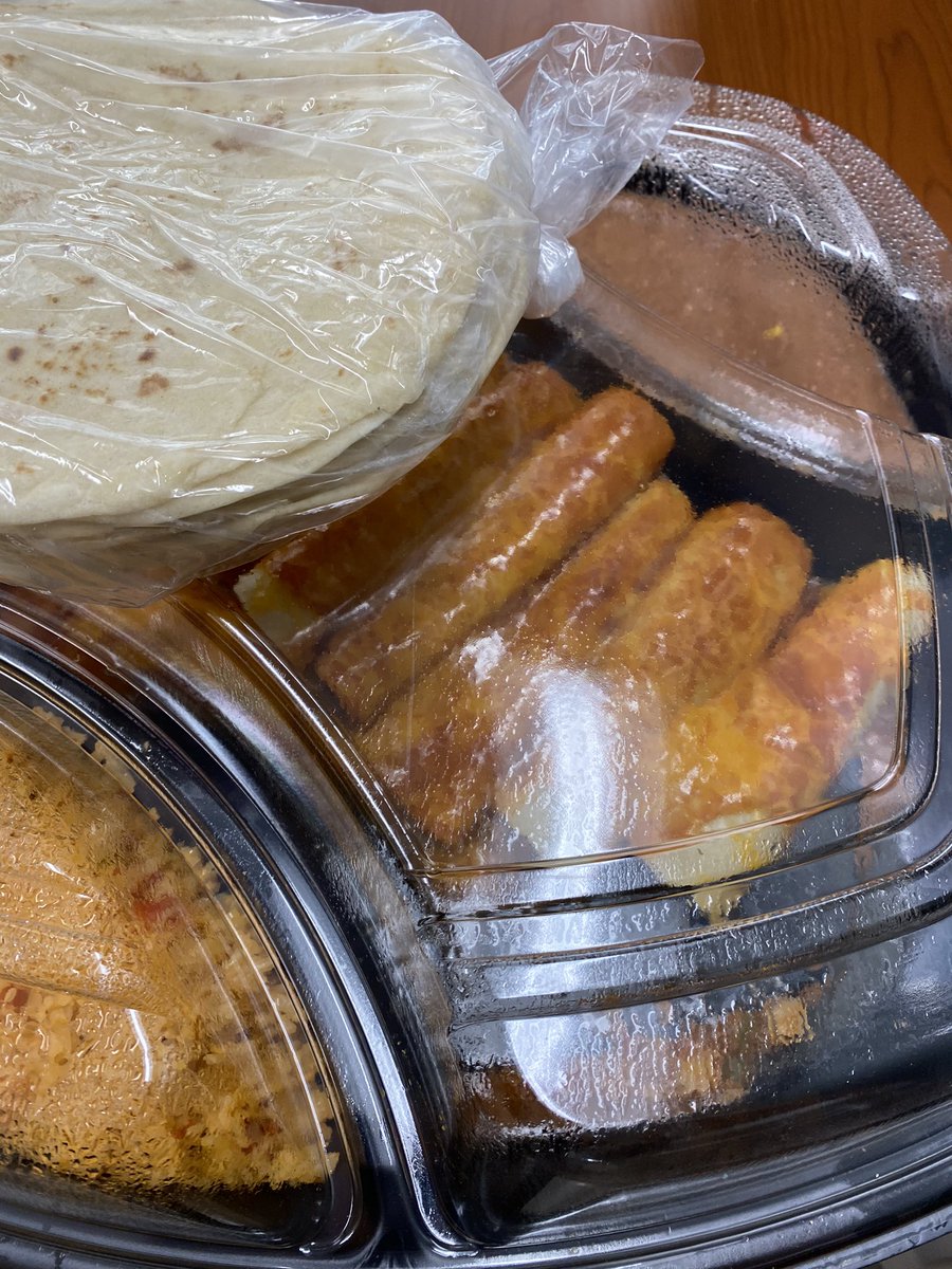 I showed my attending my last tweet and lo &amp; behold, look what he got the office for lunch