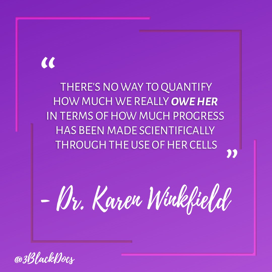 3BlackDocs's tweet photo. Our newest episode is LIVE! The Docs discuss the legacy of Henrietta Lacks and her immortal cells - not only the scientific contributions but the ethical ones as well.
Join the Conversation: https://t.co/sLRgBGBbvn
#HeLa #HenriettaLacks #HeLa100 #ClinicalTrials #3BlackDocs https://t.co/seo6JEhkQw