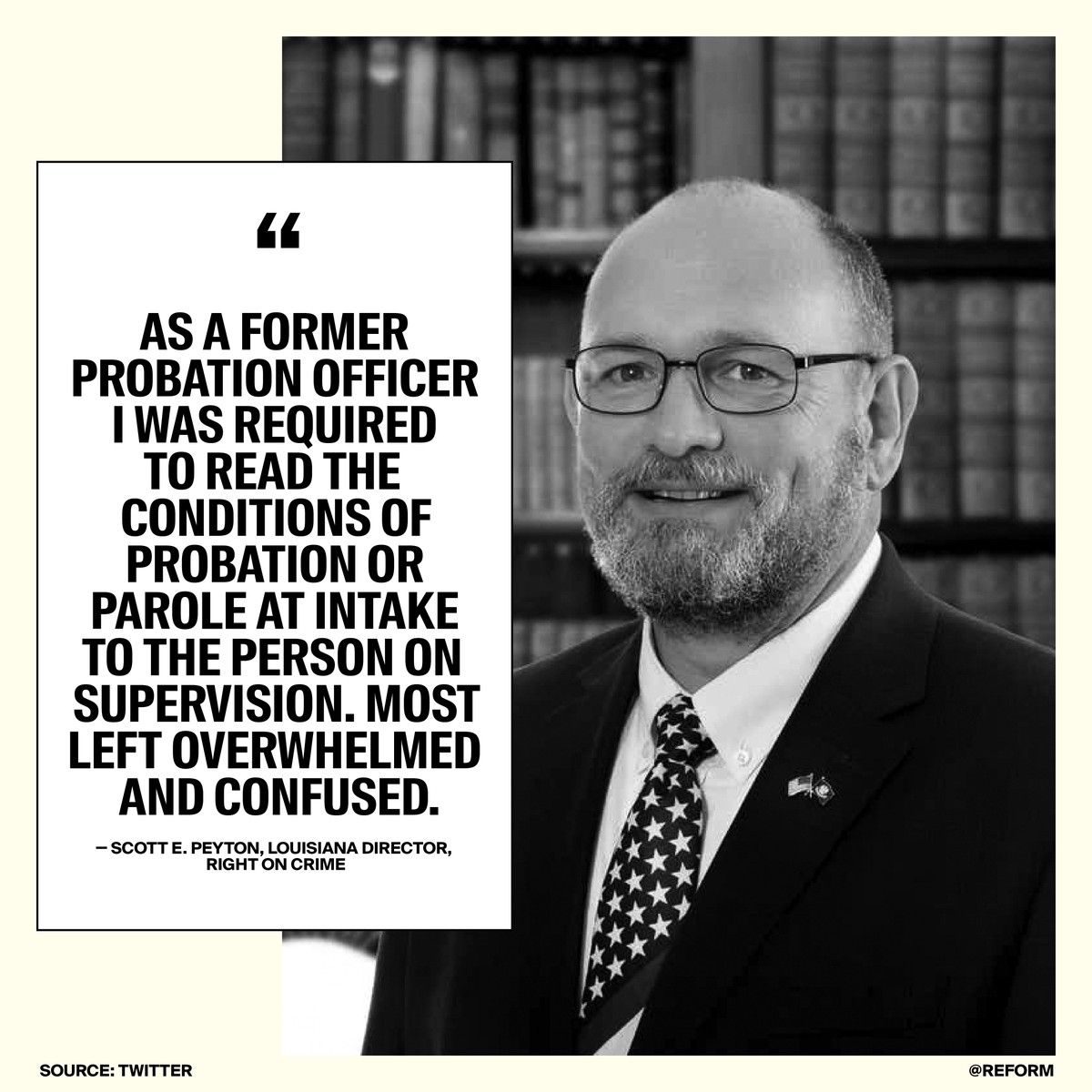 REFORM's tweet photo. If a former probation officer thinks the system is confusing, then it’s probably confusing. It’s time we #reformprobation 👊 @ScottEPeyton1 https://t.co/U41fxutPwJ