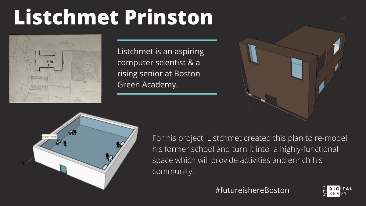 digitalreadyMA's tweet photo. Excited to share the work of a future #boston
@BosGreenAcademy architect who was a tech apprentice in our studio this #summer through our partnership with
@BostonPIC @BSAAIA @wentworthinst
#futureishereBoston @ElkusManfredi #architecture -A highly-functional redesign for BGA! https://t.co/ZYlw8Aol8A