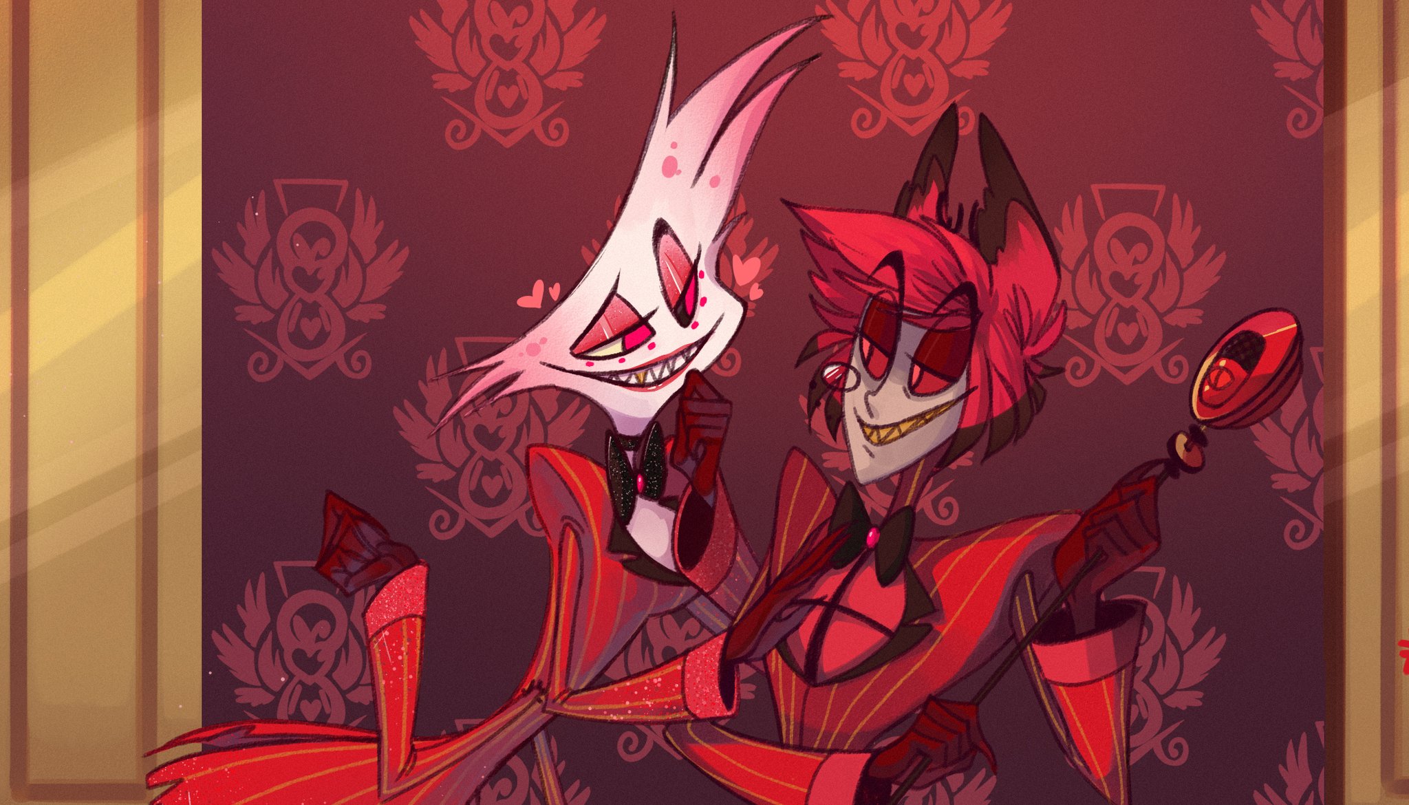 “At least two of Alastor's coats were harmed in the making of this ...