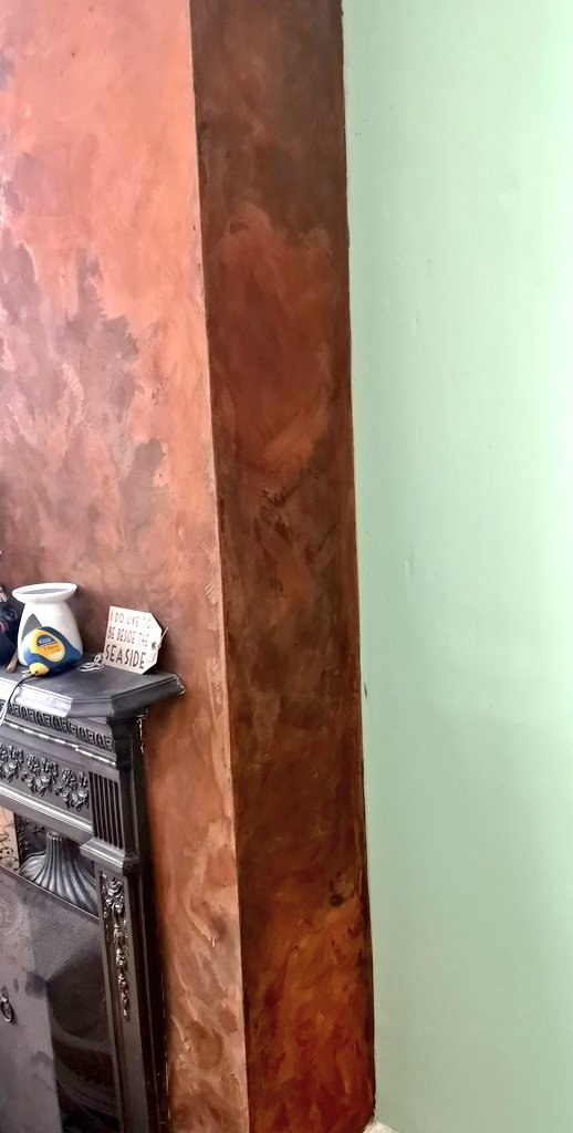 CarolWiddowsRD's tweet photo. Rusting complete! #unsameyourhome #AHPsActive #HomeImprovement #homedecor #rusteffect https://t.co/Q71ccC3NP3