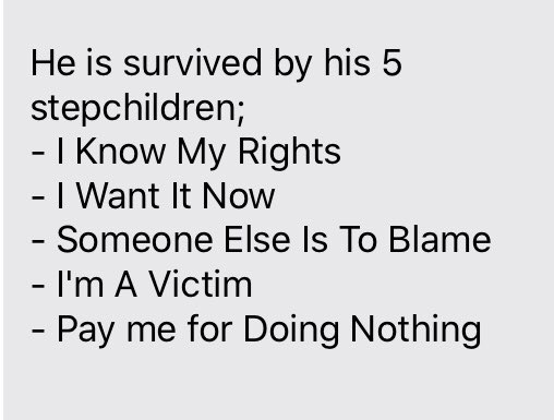 Today we mourn the passing of Common Sense - though to be fair I thought he had passed some time ago...