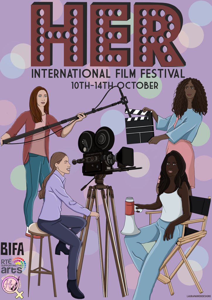 her_kyf's tweet image. 🎉**Heriff Poster Release 2020 🎉

We are more than excited to release Our brand new Heriff Poster For Our Film Festival this October!!!

*Our Stories, Our Voice 💪

Artist: Laura Parker 👏 #Womeninfilm #femalefilmakers #futureoffilmisfemale #heriff #girlsinfilm #filmmaking