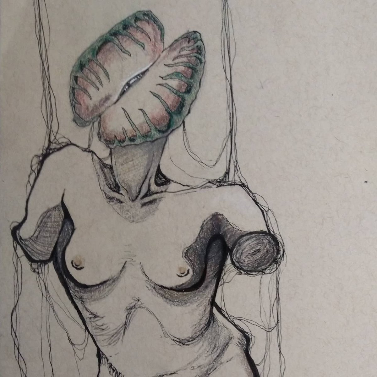 _khceci's tweet photo. This is my self-promotion pinned tweet. I make art about the weirdness of being a human meat bag. https://t.co/ZHUAmT4yJG