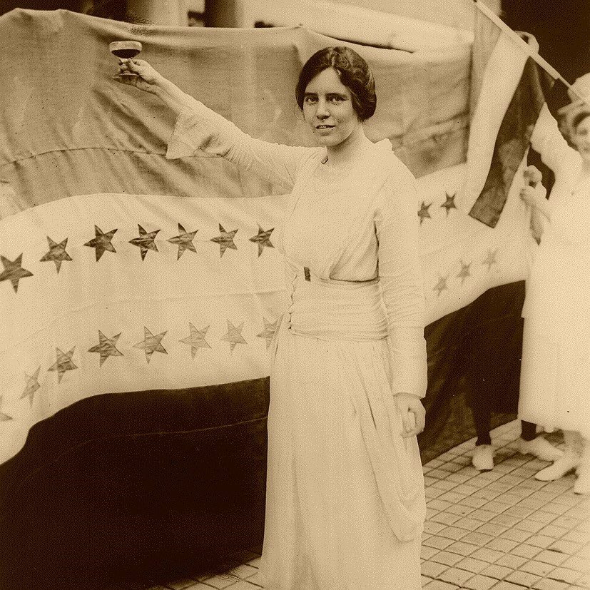 Prominent suffrage supporters like Susan B. Anthony, Lucy Burns, Alice Paul and Elizabeth Cady Stanton