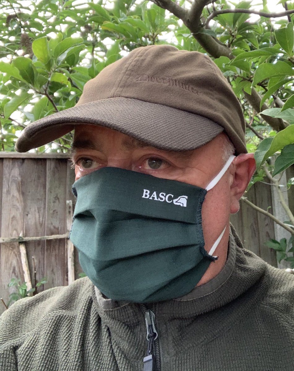 BASC are doing a great job Covid-proofing shoots prior to the season. Including supplying masks and hand-sanitiser. Loving this mask and it’s iconic logo. Thanks guys. @BASCnews @DuncanBASC @BASCEast @basc #shooting #hunting #COVID19