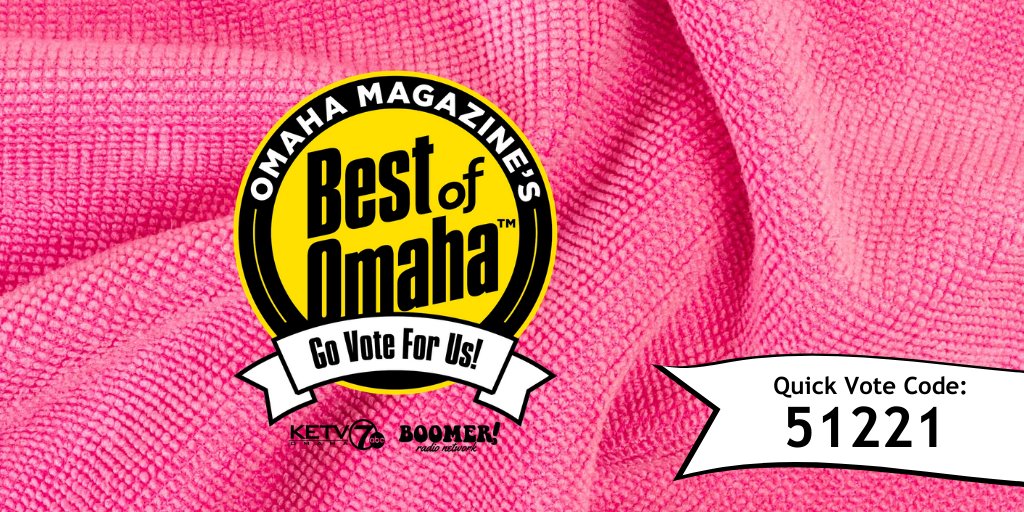 pinkshoecleancr's tweet photo. Time is running out to vote! Please help us win Best of Omaha in the House Cleaning Services category by voting for us: 
https://t.co/5vy23k0jv9 ➡️ Quick Vote Code: 51221

#PinkShoe #CleaningService #Cleaning #HouseCleaning #ResidentialCleaning #BestofOmaha #OmahaNE https://t.co/dQeotcL0rZ