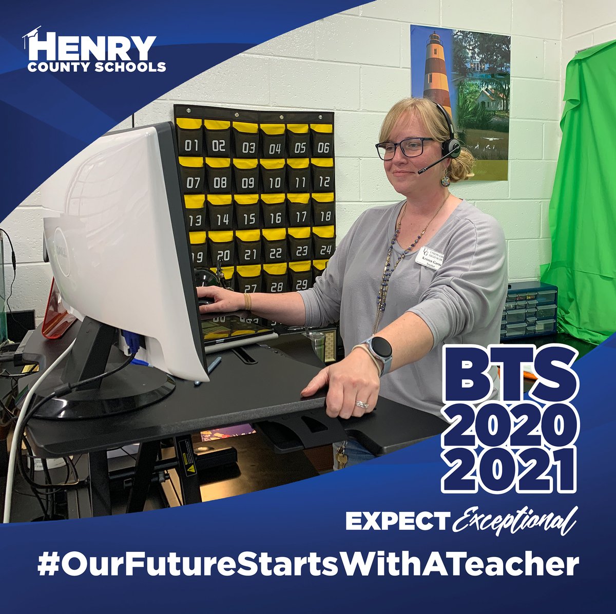 HenryCountyBOE's tweet photo. @UGHS_Wolverines's Mrs. Garner was dialed in & happy to start teaching Physical Science on Day 1 to her students! Our Future Starts With A Teacher, and Henry County Schools has over three thousand teachers ready to help build your studentβs future! #OurFutureStartsWithATeacher https://t.co/QdmVqod4iJ