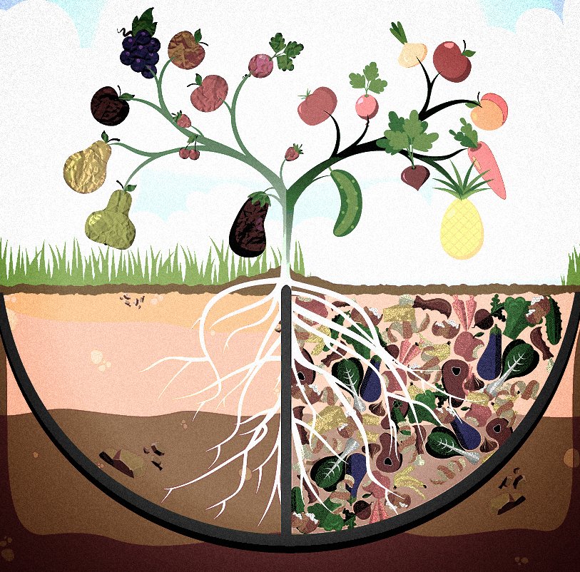 you are what you eat! 
feed the soil feed your body <3
thanks for the lovely picture @uscompostcouncil!