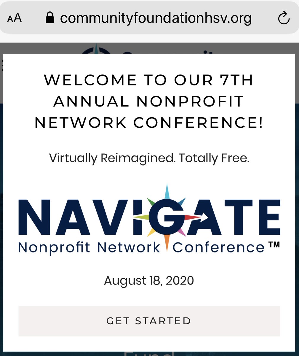 NorthALWorks's tweet image. This is our 2nd year to attend the @CFHuntsville&apos;s Navigate Nonprofit Network Conference, which began virtually today! While we wish we could see &amp;amp; visit with everyone in person, we&apos;re grateful for #NAVIGATE2020 being made possible online. So much good work going on in N. AL!