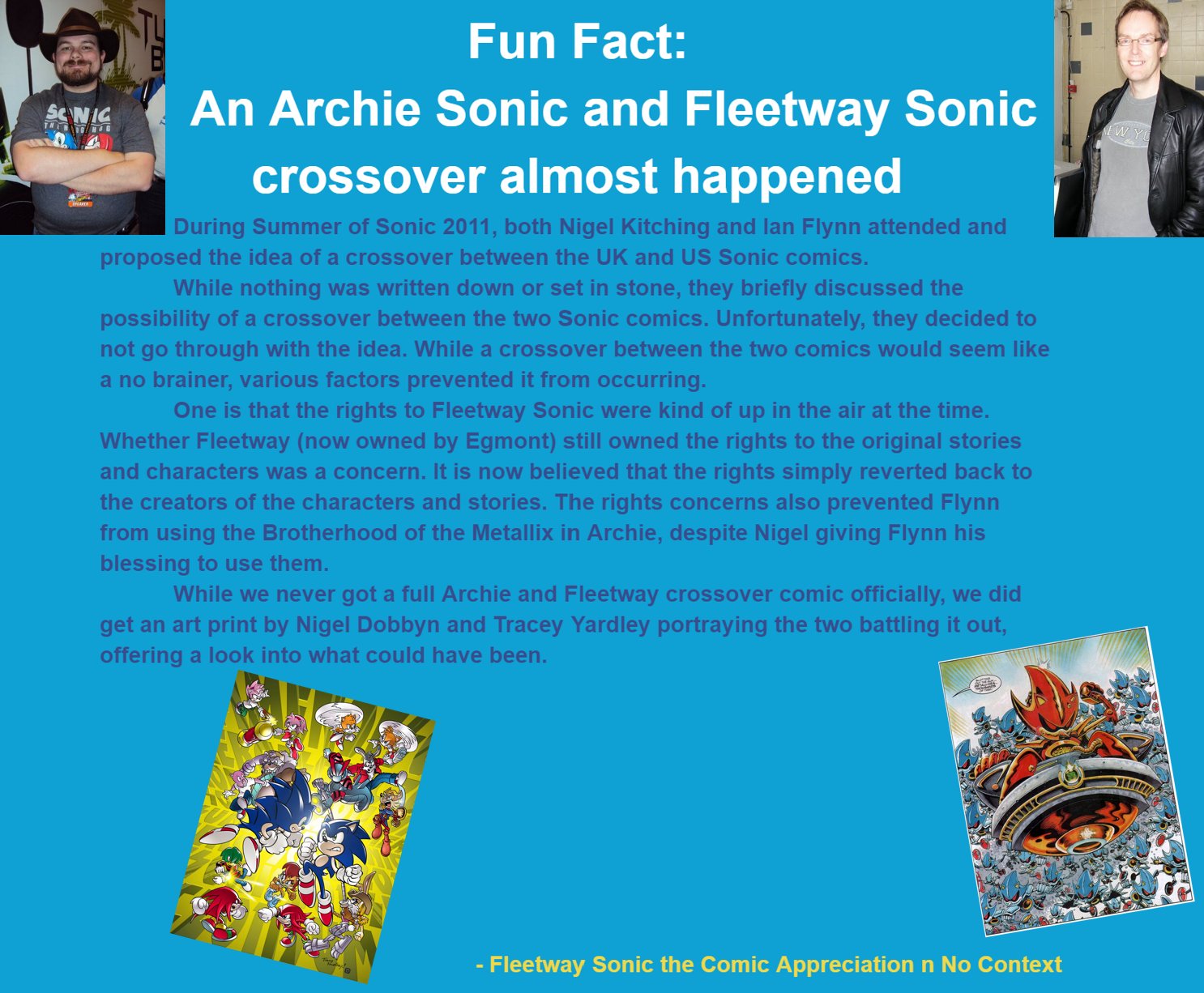 Fleetway Sonic the Comic Appreciation n No Context (@No_Context_StC) / X