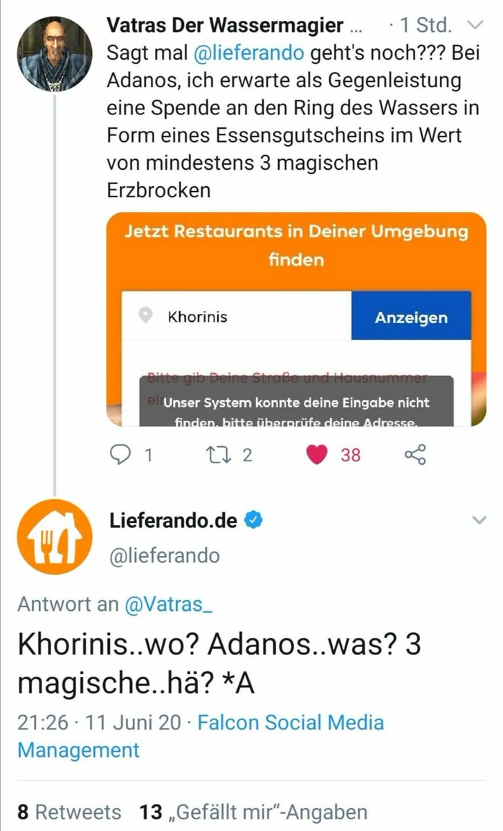 StabilerSerbe's tweet image. Best of Gothic-Bubble - Ein Thread.

Kapitel 1: Lieferando liefert nicht nach Khorinis