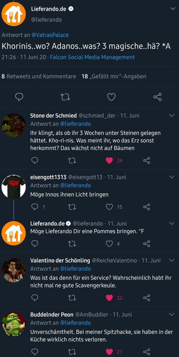 StabilerSerbe's tweet image. Best of Gothic-Bubble - Ein Thread.

Kapitel 1: Lieferando liefert nicht nach Khorinis