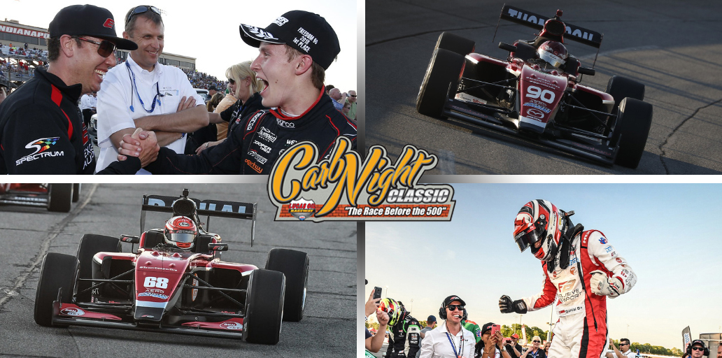 ExclAutosport's tweet photo. We'll 'dub' today #TwoWinTuesday as we head to the @LucasOilRaceway this week. We've had some amazing accomplishments in our first two years of @IndyPro2000, winning the last two #Freedom90's and are ready to do it again.

#RoadToIndy // #TeamCooperTire // #EhTeam // #CambridgeFX https://t.co/1oQwErPmR5