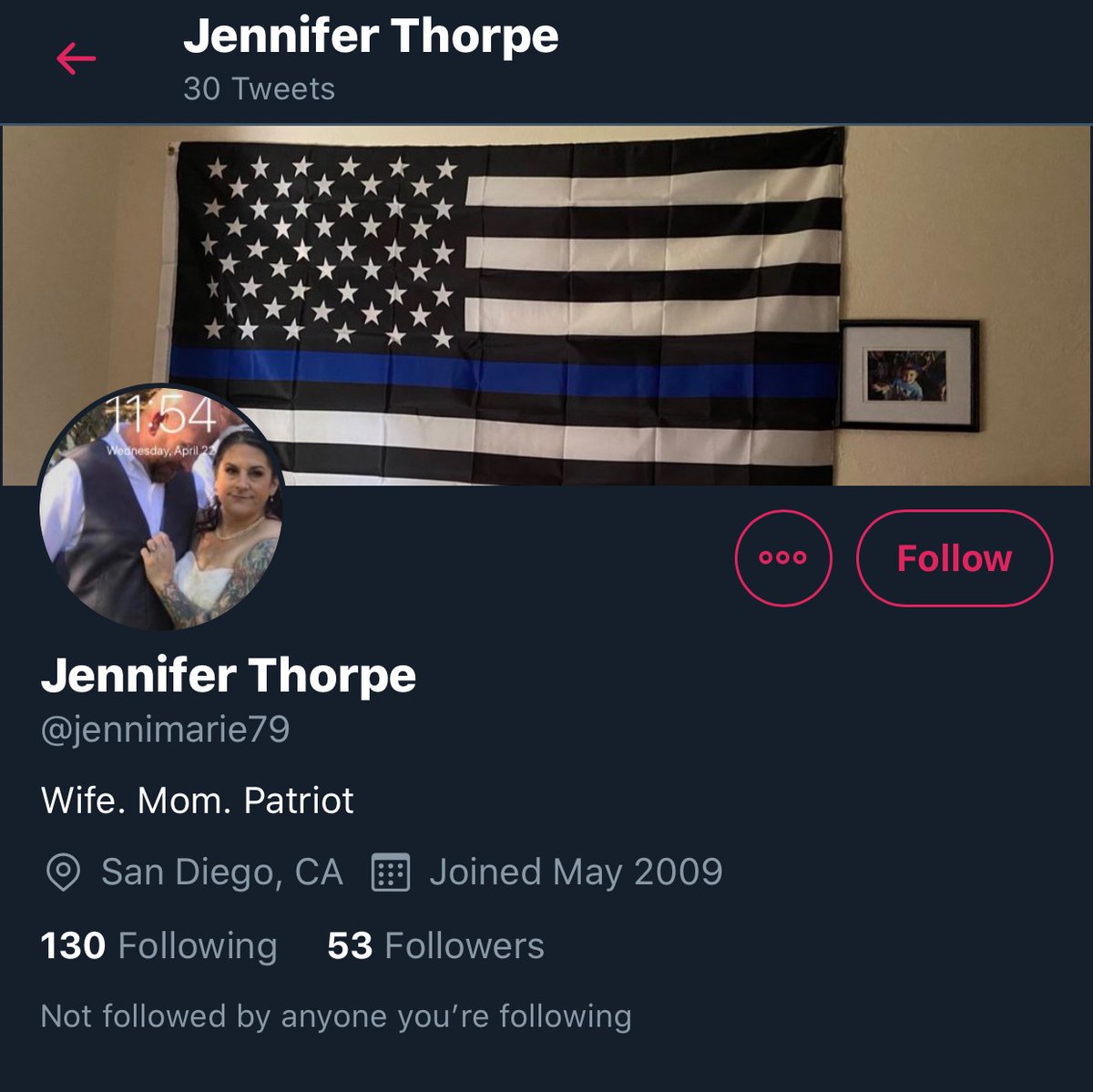 decsucks's tweet photo. @brooklynmarie Look what someone from DEC tweeted at me. She wanted to show off her own criminal history. Gotta love these silly geese! I guess being a Patriot means having a criminal record? #decsucks @decsucks @SDSheriff https://t.co/2KvjyfLM59