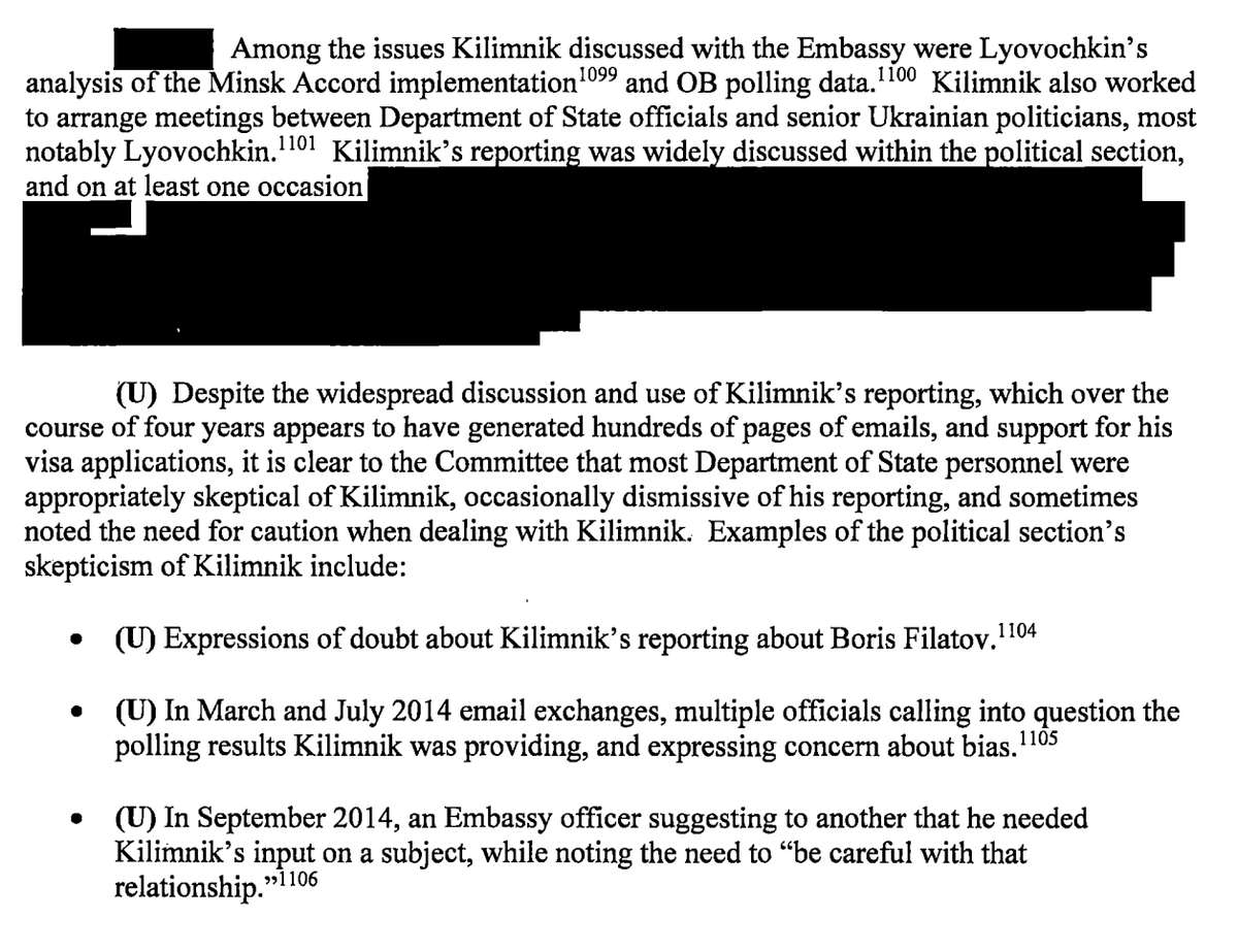 If I had a nickel for every denialist claim that Kilimnik was a great source for the Embassy in Ukraine, when in fact he was securing visas for people he wanted in the US.