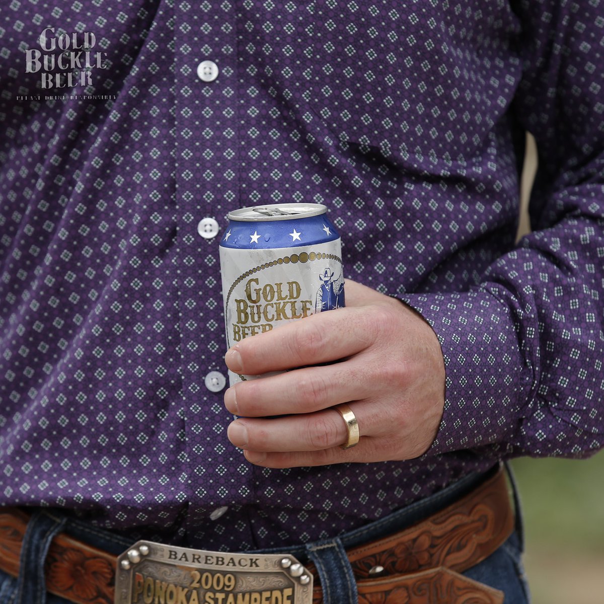 Brewed for the cowboy in all of us. #GoldBuckleBeer #Rodeo #Western #beer