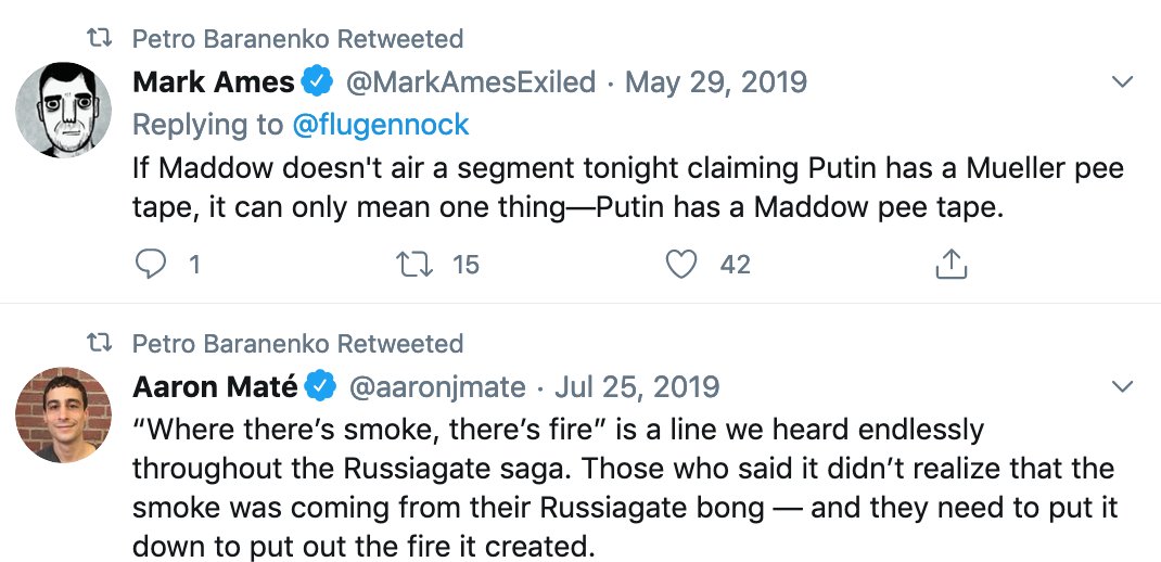 Just the "Russian intelligence officer" to whom Manafort "sought to secretly share" what USA Today describes as "sensitive internal polling data from the Trump campaign" tweeting out (and to) the neighborhood kids...