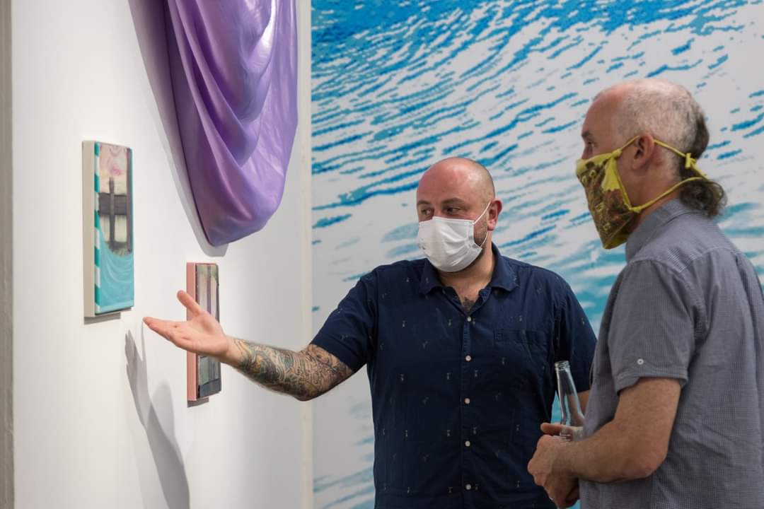BelfastArtist's tweet photo. Big thanks to all at @PallasProjects for making my show 'Tossed in The Drink' happen. Great night! @artscouncil_ie @artscouncil_ie
@VisArtsIreland @opwireland
(photography courtesy of Viktorija Kacanauskaite) https://t.co/hVjHnGHUwA