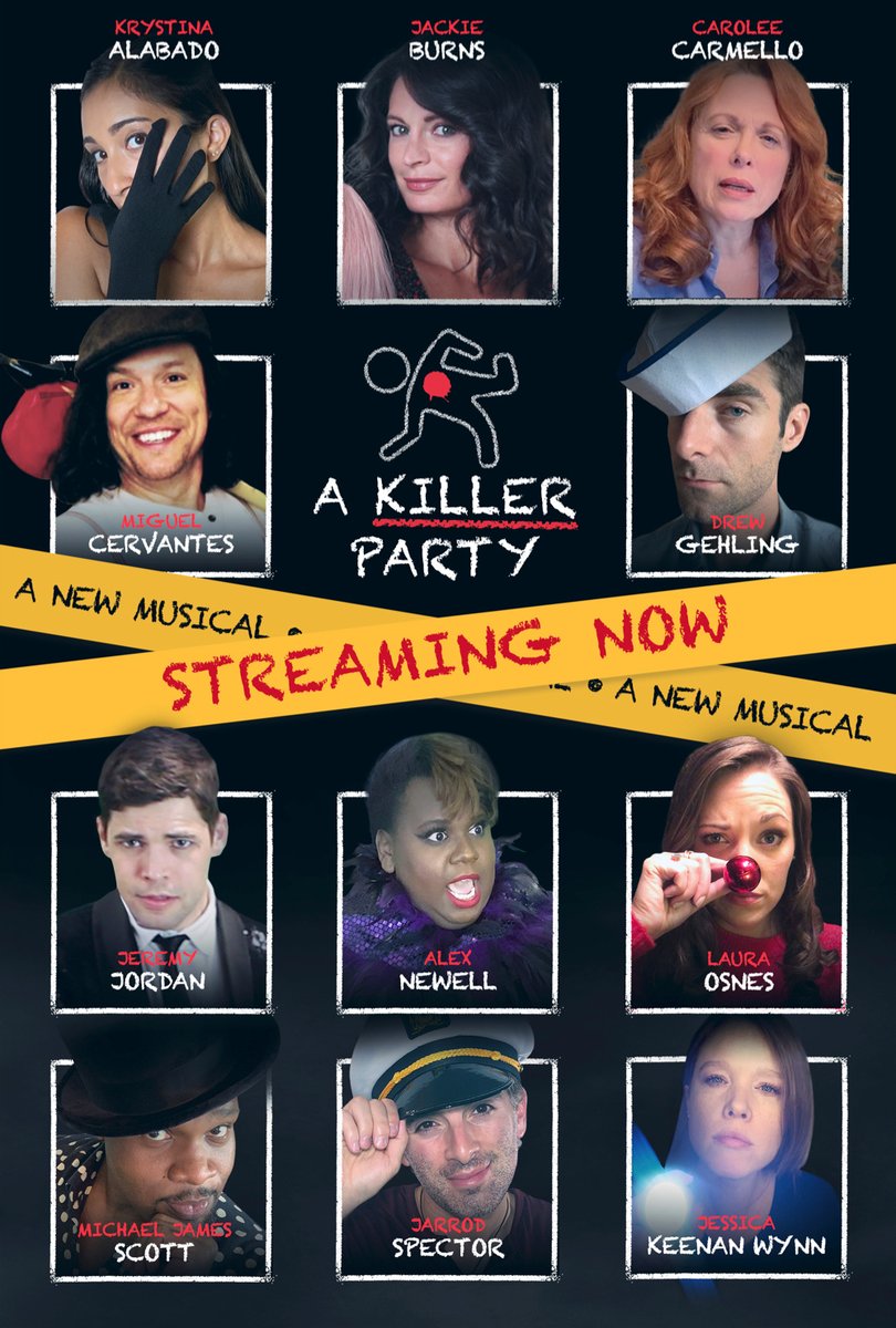 AKPMusical's tweet photo. Cue the lights and lift the curtain! 😲  The FINAL THREE EPISODES of #AKillerParty: A Murder Mystery Musical are only a day away. Purchase the 9-episode, 80+ minute musical now for $12.99 and stream the first six TONIGHT: https://t.co/GJz0q9ETum https://t.co/KegYwM9n3T