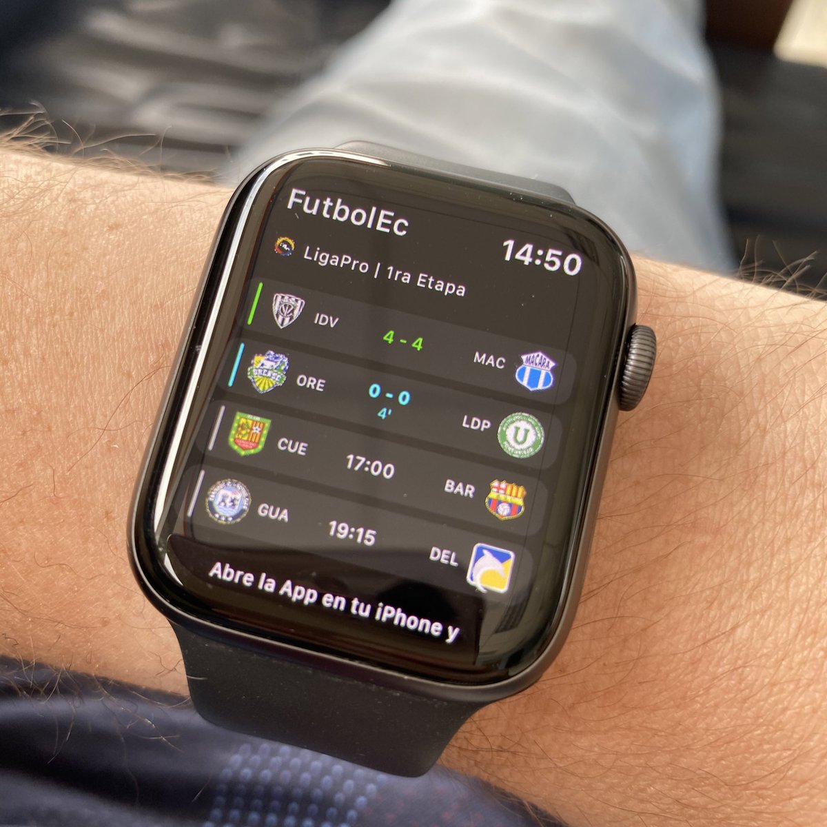 fxavier_salazar's tweet photo. Apple Watch ⌚️ App is coming! ⚽️
#futbolecapp https://t.co/lizukAJYNS