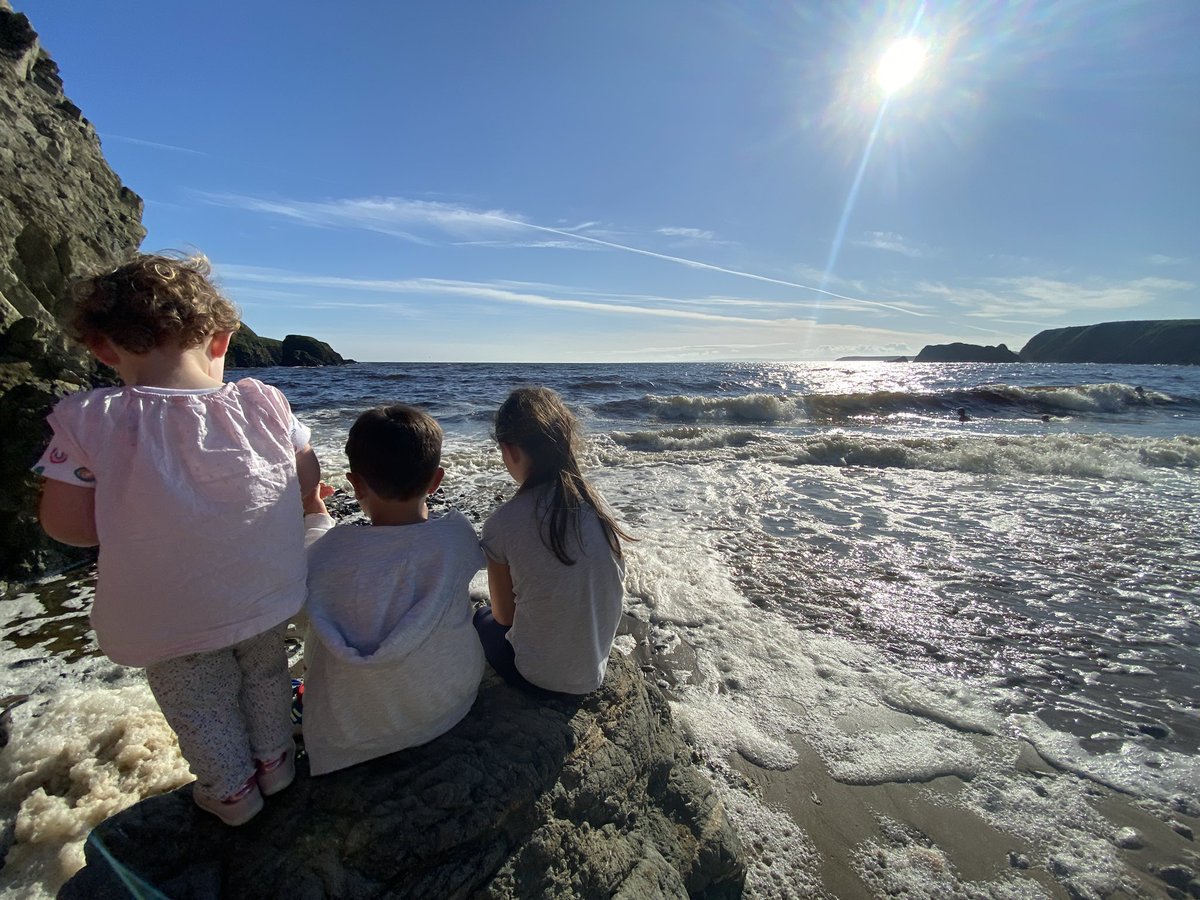 colmhanratty's tweet photo. Never explored Co. #Waterford before. Glad we made it a destination for a holiday this year 👍🏼 Another memorable day along the @WaterfordGrnWay &amp; the Copper Coast today. Always helps when the sun is shining 😎 https://t.co/rFa6jdvqBt