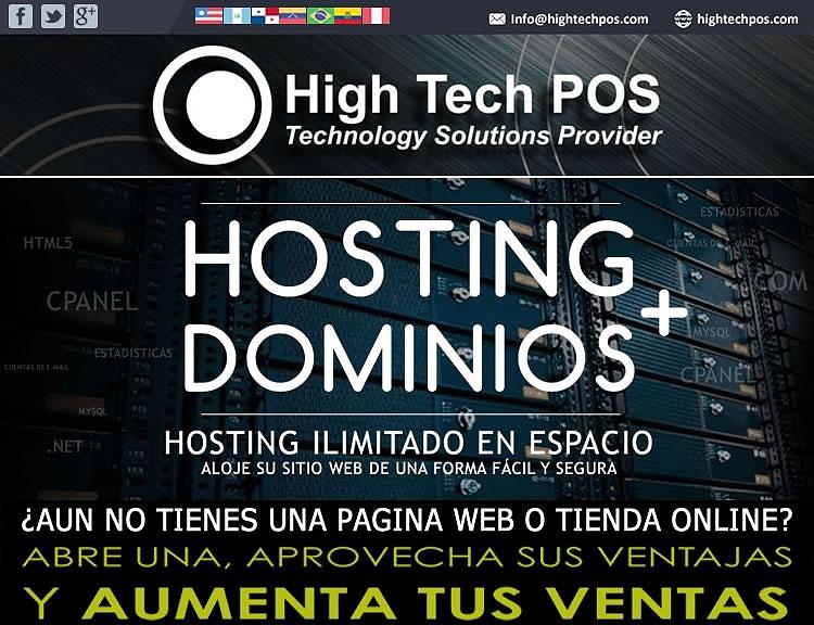 HighTechPOS's tweet image. Hosting + Doninio GRATIS.

#hosting #alojamientoweb #dominios #paginaweb #tiendaonline #tiendaenlinea