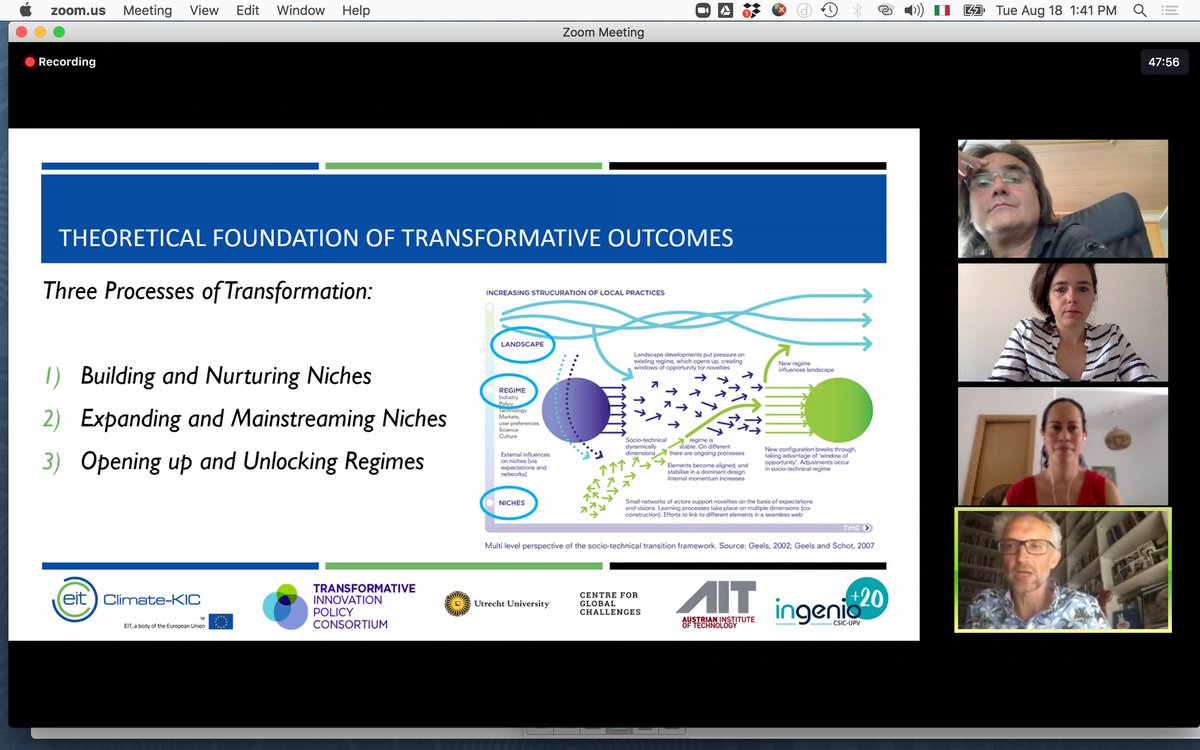 In the session organized together with the MOTION team, based on our ongoing work in the project, in the context of #IST2020, task and project managers and other partners of #EITClimateKIC learned from the ongoing experiences. Thanks to
<a href="/TIPConsortium/">TIPConsortium</a> for this opportunity!