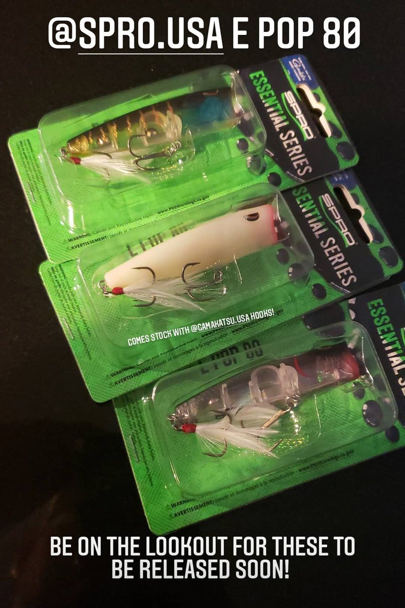 CanuckBassin's tweet photo. Can't wait to get my hands on these @spro_usa #EPop80's
#sprofishing
#SproUSA
#spro https://t.co/PmTrdZCL3z