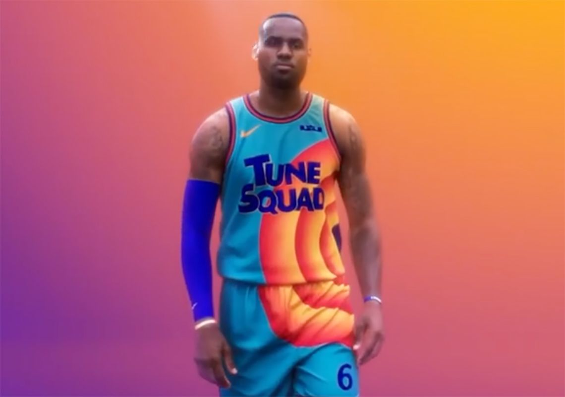.@KingJames reveals new Tune Squad jerseys for upcoming Space Jam: A New Le...