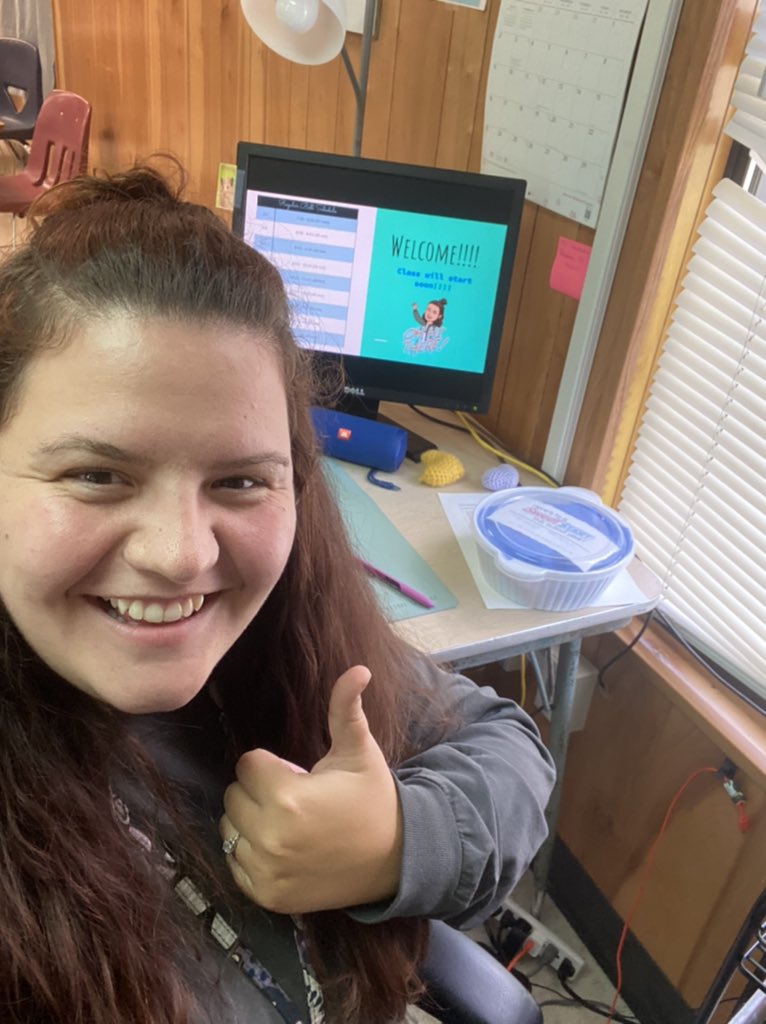 1st day of virtual teaching in the books!!! Success! Super pumped for the rest of the year! <a href="/SamRayburn_HS/">Sam Rayburn High School</a>