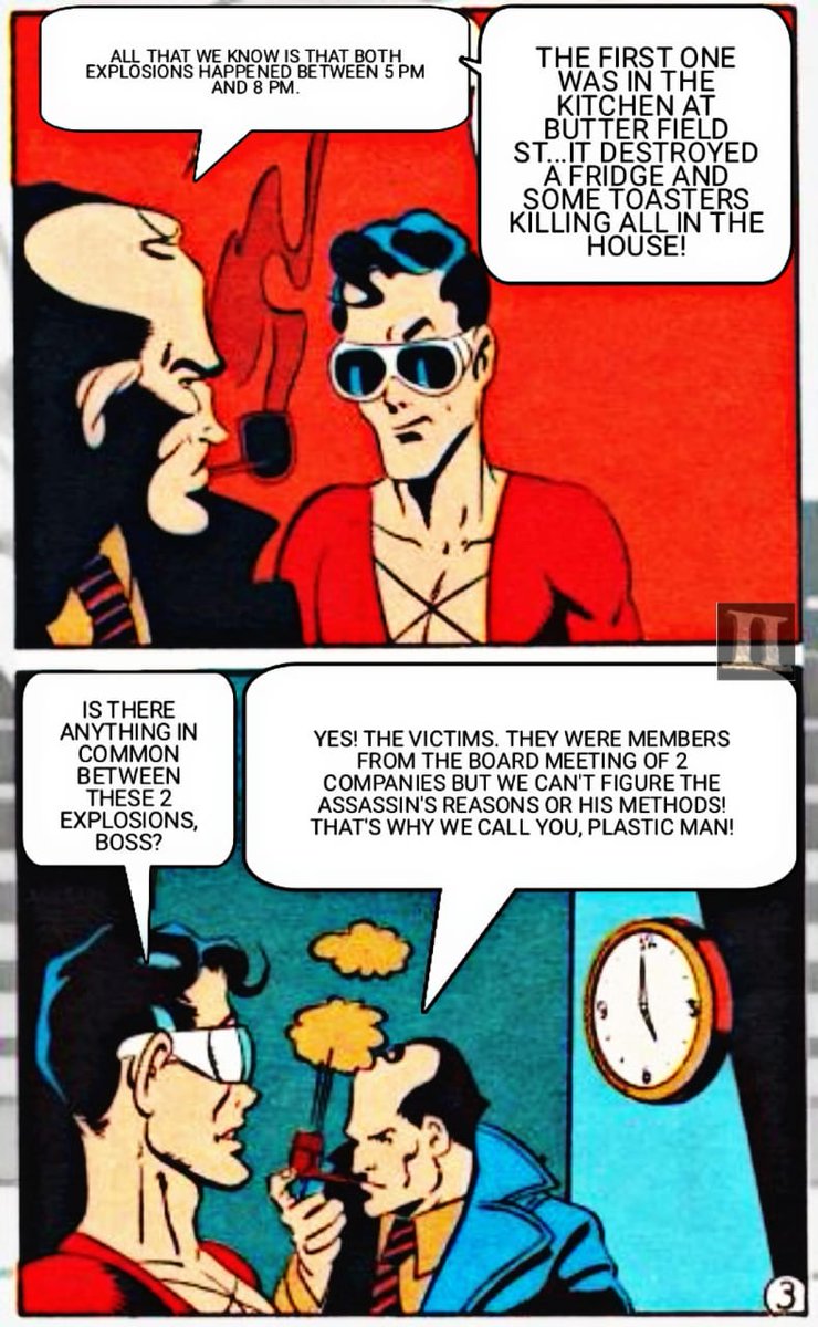 Did you know that there're 3  #SuperPowers Brazil exclusive mini-comics? One of 'em is for  #PlasticMan and I'm bringing it to you translated to English! I'll share this with you and I hope you enjoy it! (So follow the thread up until the end).  #SuperFriends.  #JusticeLeague. (1)