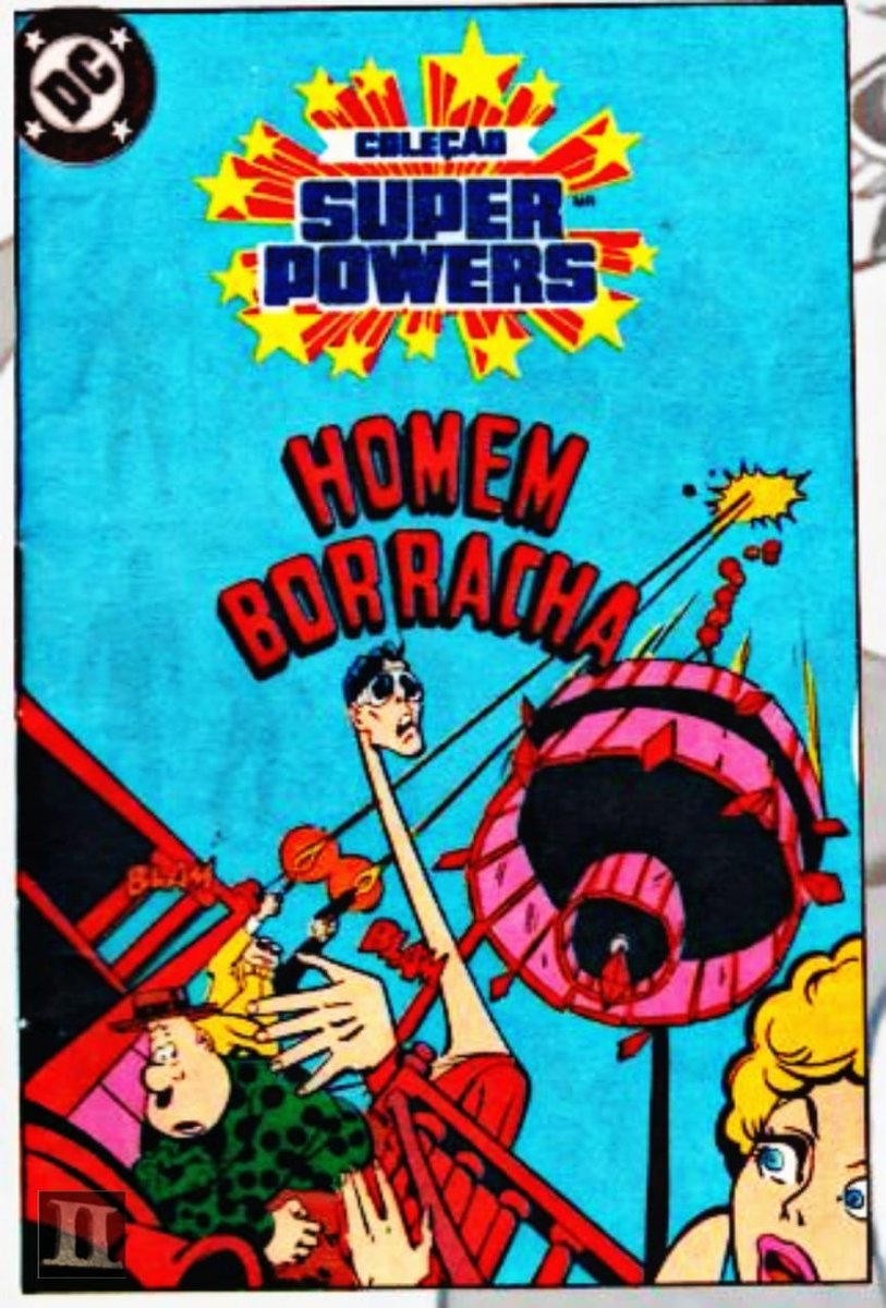 Did you know that there're 3  #SuperPowers Brazil exclusive mini-comics? One of 'em is for  #PlasticMan and I'm bringing it to you translated to English! I'll share this with you and I hope you enjoy it! (So follow the thread up until the end).  #SuperFriends.  #JusticeLeague. (1)