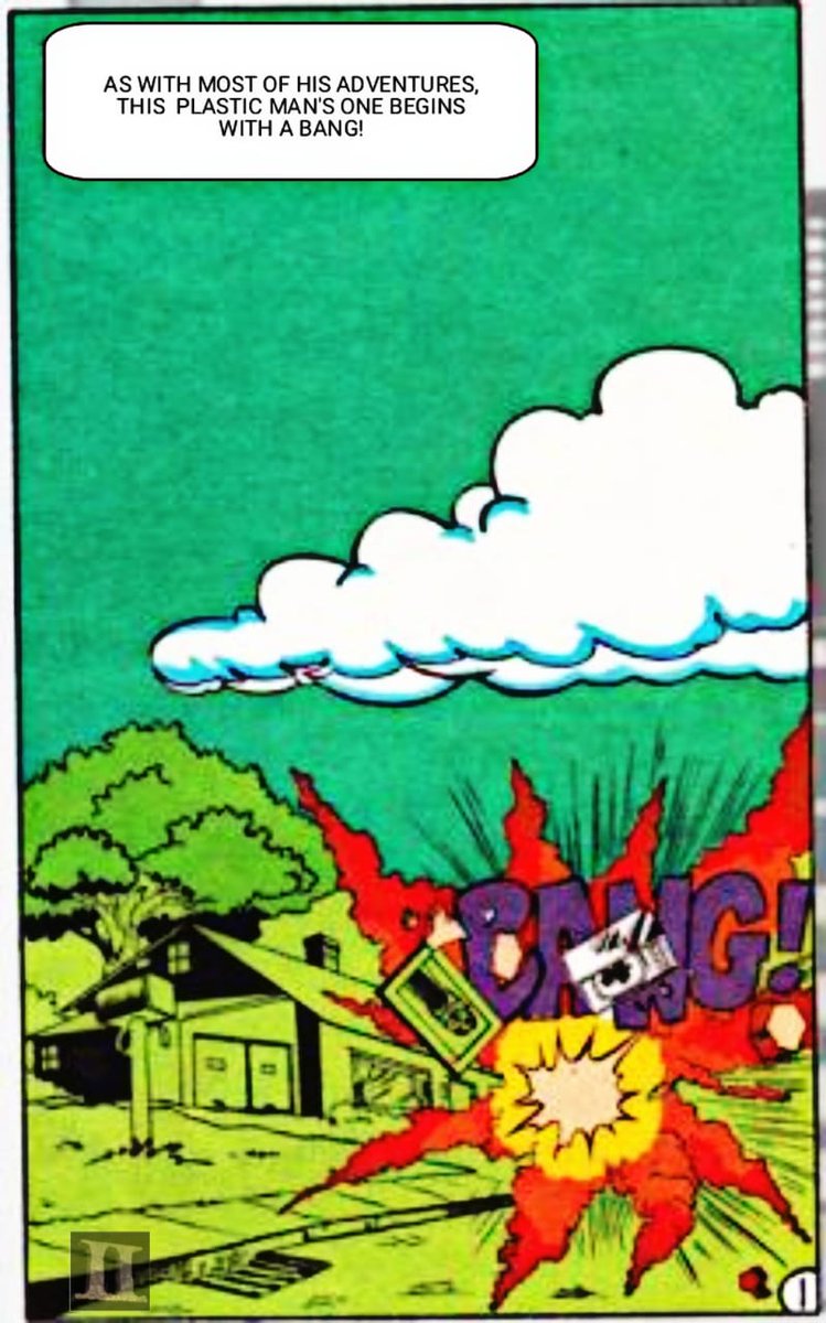 Did you know that there're 3  #SuperPowers Brazil exclusive mini-comics? One of 'em is for  #PlasticMan and I'm bringing it to you translated to English! I'll share this with you and I hope you enjoy it! (So follow the thread up until the end).  #SuperFriends.  #JusticeLeague. (1)