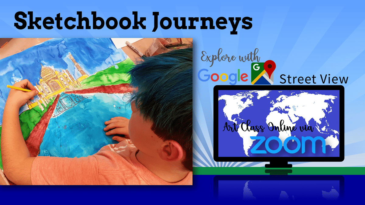 Join us for our next session of Sketchbook Journeys starting August 24 (1 pm) with instructor Lydia Bratton!

Take a trip around the world with your art journal in this unique online class. 

Visit tinyurl.com/y2kxmhjw for more details and registration!
