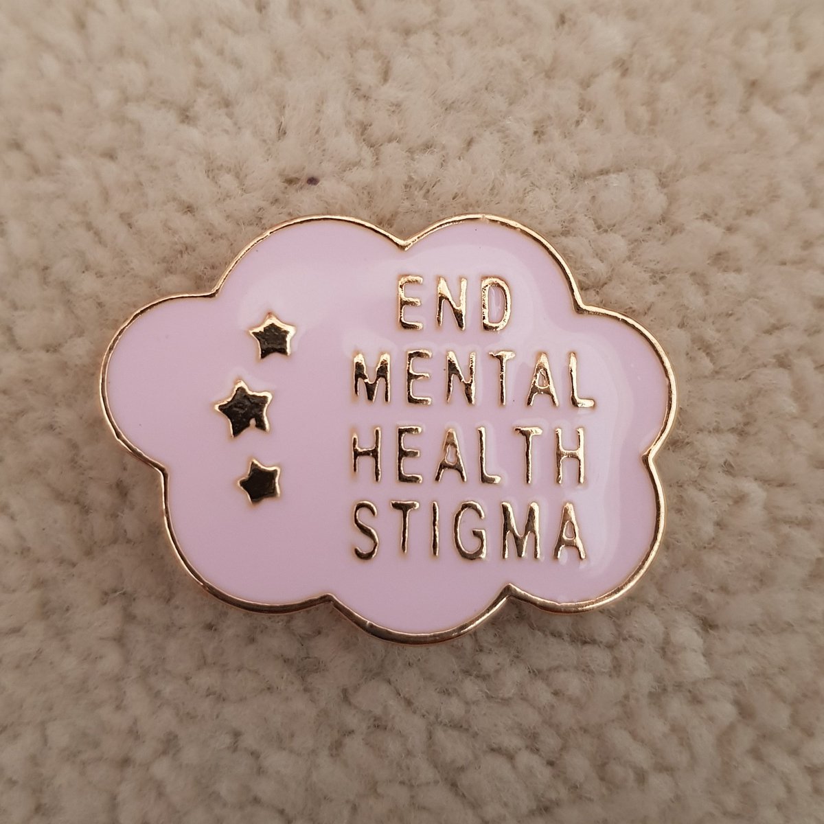 Loving my new pin badge for my lanyard! Combined with my  #NHSPrideBadge hopefully it will send the message to patients, plus family and staff, that I'm non-judgemental and ready to listen   #MentalHealthMatters  #EndTheStigma  #DiversityandInclusion