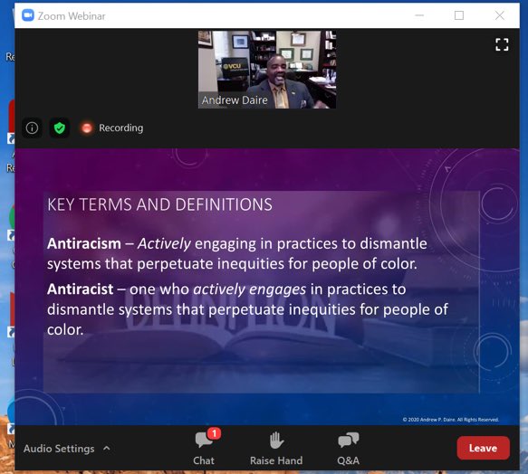 purposepushers's tweet image. Shout out to @LeDWalk @DrJamesLane and the team of individuals at VDOEs Office of Equity! Thank you for DOING THE WORK! Thank you for reminding educators in VA of the commitment needed to make a push toward equity. #AntiRacistWork #CognitiveWork #EmotionalWork #DoItUncomfortable