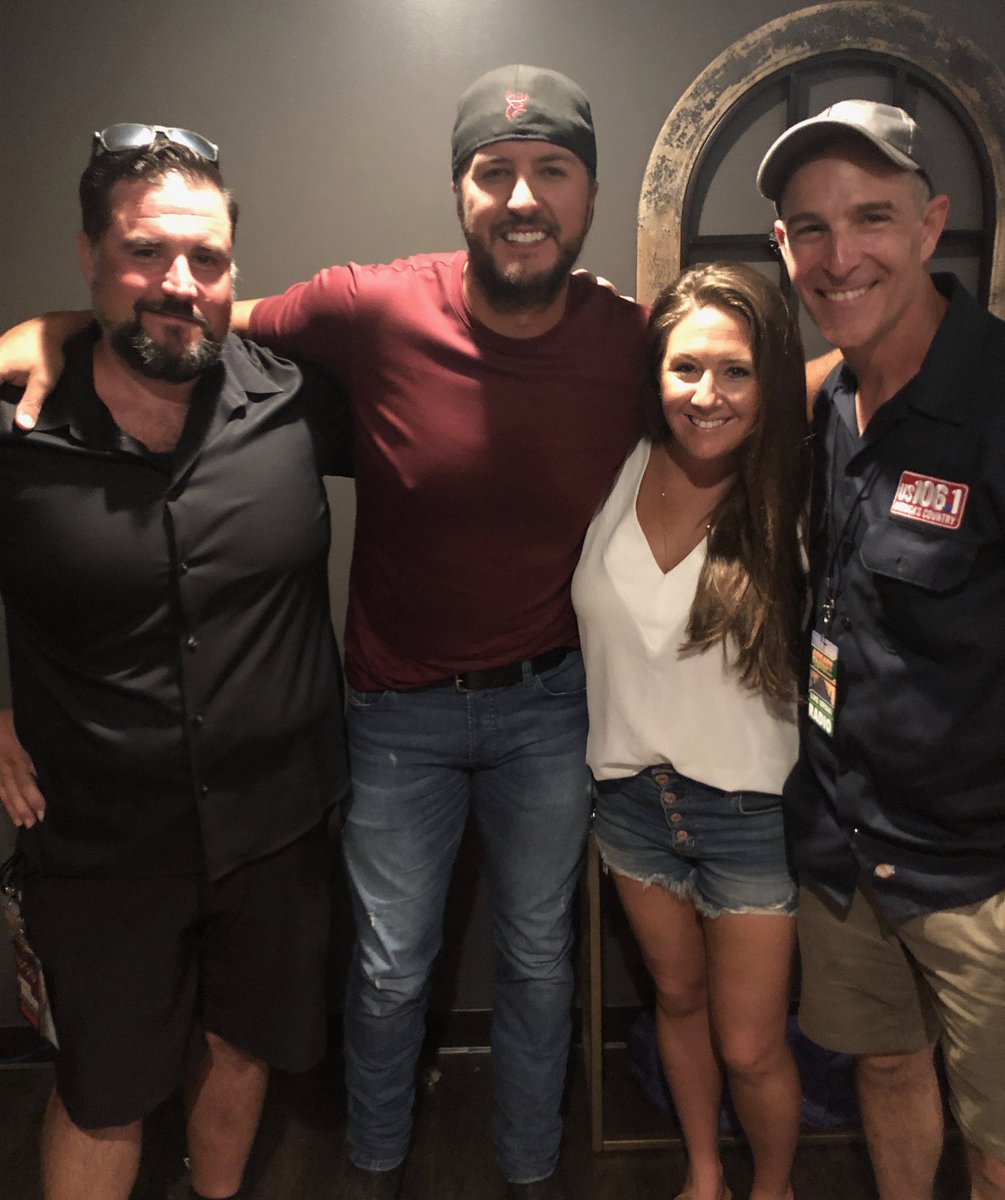 This Friday.... we would have been together watching @LukeBryanOnline <a href="/MorganWallen/">morgan wallen</a> and <a href="/runawayjune/">Runaway June</a>. We can't do that SO this Friday as we have our At Home, At Work Concert Series 10a-10p tune in at the top of each hour we are jamming out. Brought to you by <a href="/OnelifeFitness/">Onelife Fitness</a>