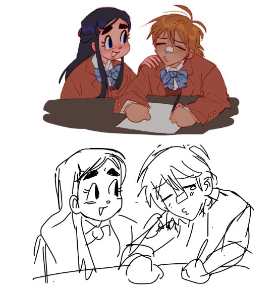 Forgot i made a little comparison thingy...finished vs thumbnail i did on my phone?not very different from eachother LOL 