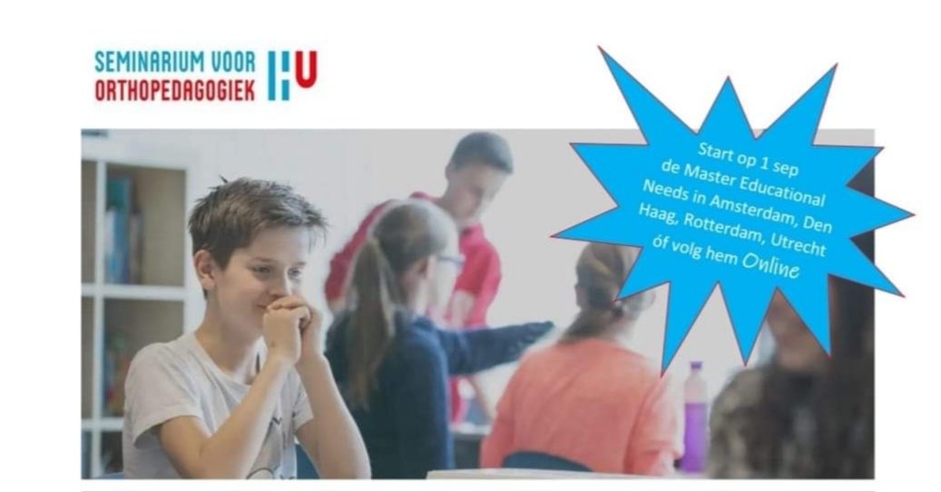 Master EN volgen op één van onze lesplaatsen of online? Laat je verder informeren en geef je op voor de informatiebijeenkomst via TEAMS op 20 augustus 19.00 uur door een mailtje te sturen naar seminarium@hu.nl
<a href="/SeminariumvO/">@Seminarium voor Orthopedagogiek</a>
<a href="/dianfluijt/">dian fluijt</a>
<a href="/KvOverveld/">Kees van Overveld</a>
@MatthijsBrouwer
<a href="/CarlaLuycx/">CarlaLuycx</a>